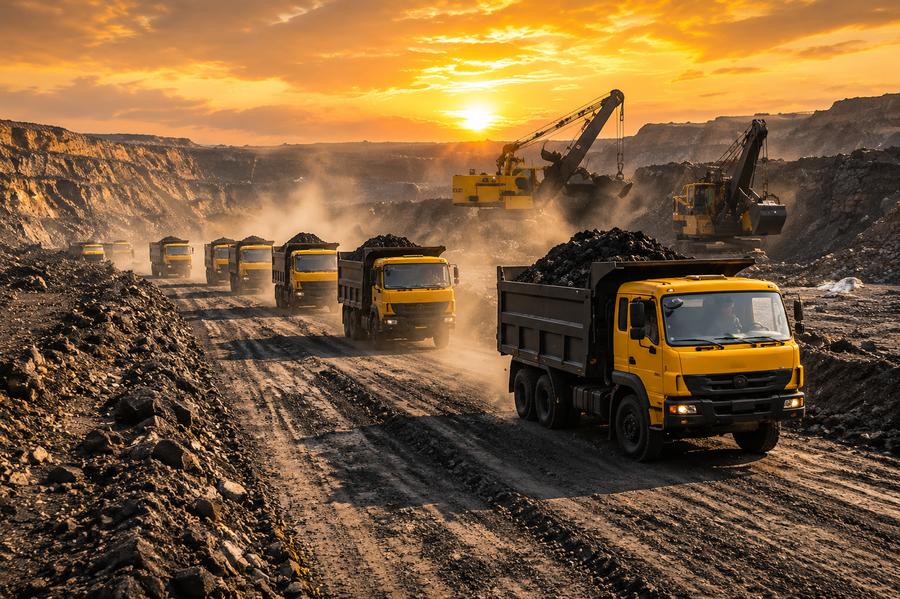 Laja Logistics truck on the Mumbai-Gujarat highway for coal and box logistics